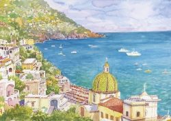 05 Positano - Scorcio panoramico e il suo incantevole mare