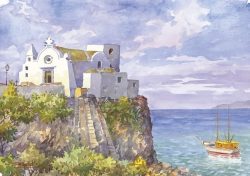 06 Isola d' Ischia - La chiesa del Soccorso a Forio