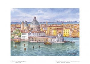 Poster 12 Venezia: La Chiesa della Salute da "La Giudecca"