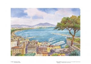 Poster 02 Napoli: Panorama sul Golfo